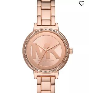 Michael Kors Women's Sofie Three-Hand Rose Gold-Tone Stainless Steel Watch 36mm
